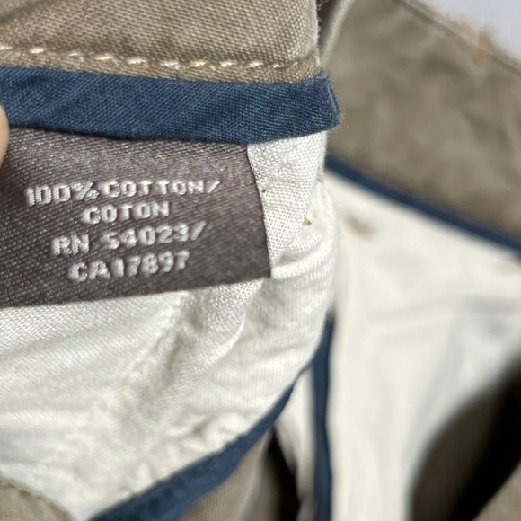 Vintage‎ Old Navy Cargo Pants Mens 31x28 Olive Green Military Utility Y2K - Picture 10 of 11